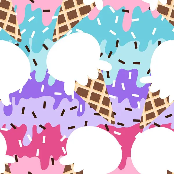 Kağıt, kumaş, çarşaf, çocuk giysisi baskısı ve yeni yıl partisi aksesuarları için kusursuz Noel dondurması deseni. Yüksek kaliteli illüstrasyon