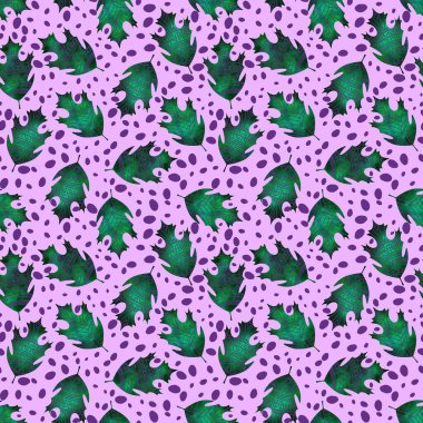 Güz çiçekli yapraklar ambalaj kağıtları, kumaşlar, çarşaflar ve çocuk giysileri baskıları, moda tekstil ürünleri ve mutfak aksesuarları için. Yüksek kaliteli illüstrasyon 