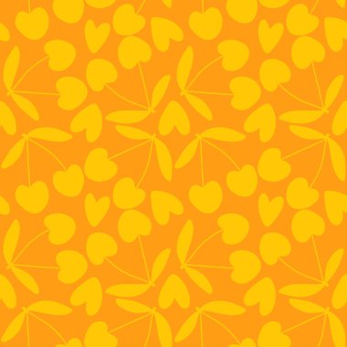 Kağıt, kumaş, çarşaf, çocuk giysileri, tekstil ürünleri, parti aksesuarları ve mutfak için yaz meyvesiz kiraz deseni. Yüksek kaliteli illüstrasyon