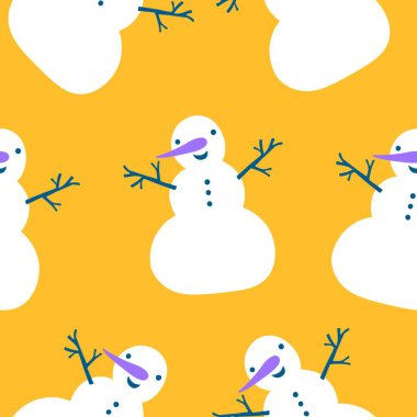 Kardan adam desenli Noel kardan adam desenli ambalajlar, kumaşlar, çarşaflar, çocuk giysileri baskısı, parti aksesuarları ve yeni yıl paketleri. Yüksek kaliteli illüstrasyon