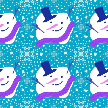 Kardan adam desenli Noel kardan adam desenli ambalajlar, kumaşlar, çarşaflar, çocuk giysileri baskısı, parti aksesuarları ve yeni yıl paketleri. Yüksek kaliteli illüstrasyon