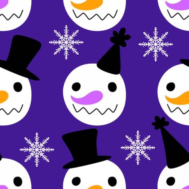 Kardan adam desenli Noel kardan adam desenli ambalajlar, kumaşlar, çarşaflar, çocuk giysileri baskısı, parti aksesuarları ve yeni yıl paketleri. Yüksek kaliteli illüstrasyon