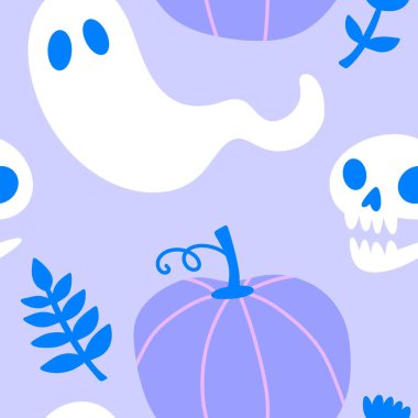 Sonbahar hasadı sebzesiz canavar Cadılar Bayramı balkabağı desenli kağıt, kumaş ve çocuk giysileri baskısı, şenlikli ambalaj ve aksesuarlar. Yüksek kaliteli illüstrasyon