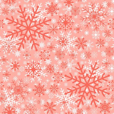 Noel buzları, kağıt, kumaş, çarşaf ve çocuk giysileri baskısı, yeni yıl paketleri ve şenlik aksesuarları için kusursuz kar taneleri deseni çizer. Yüksek kaliteli illüstrasyon