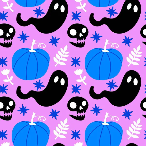 Sonbahar hasadı sebzesiz canavar Cadılar Bayramı balkabağı desenli kağıt, kumaş ve çocuk giysileri baskısı, şenlikli ambalaj ve aksesuarlar. Yüksek kaliteli illüstrasyon