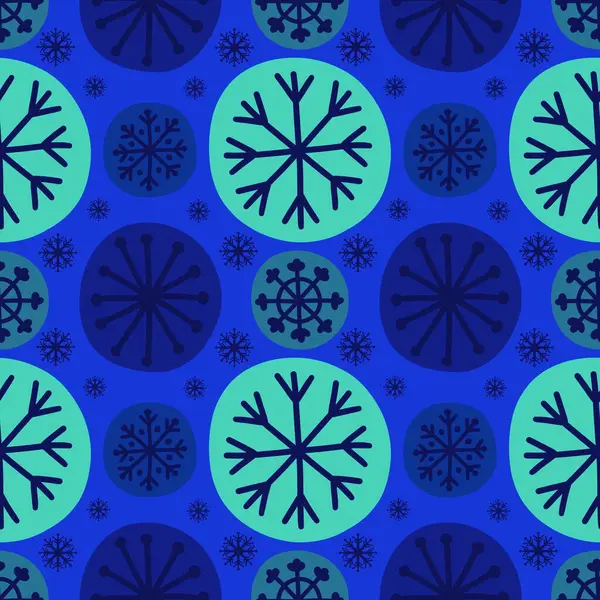 Noel buzları, kağıt, kumaş, çarşaf ve çocuk giysileri baskısı, yeni yıl paketleri ve şenlik aksesuarları için kusursuz kar taneleri deseni çizer. Yüksek kaliteli illüstrasyon