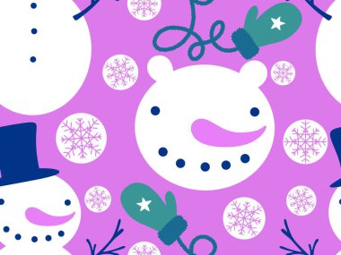 Kardan adam desenli Noel kardan adam desenli ambalajlar, kumaşlar, çarşaflar, çocuk giysileri baskısı, parti aksesuarları ve yeni yıl paketleri. Yüksek kaliteli illüstrasyon