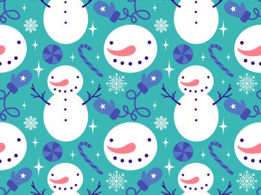 Kardan adam desenli Noel kardan adam desenli ambalajlar, kumaşlar, çarşaflar, çocuk giysileri baskısı, parti aksesuarları ve yeni yıl paketleri. Yüksek kaliteli illüstrasyon