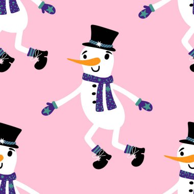 Kardan adam desenli Noel kardan adam desenli ambalajlar, kumaşlar, çarşaflar, çocuk giysileri baskısı, parti aksesuarları ve yeni yıl paketleri. Yüksek kaliteli illüstrasyon