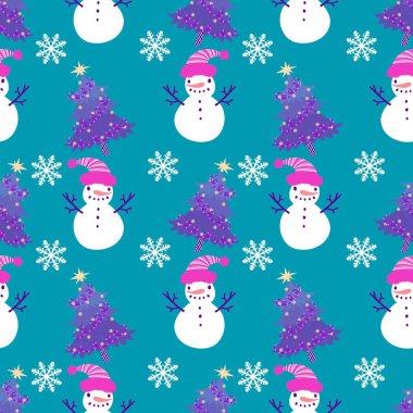 Kardan adam desenli Noel kardan adam desenli ambalajlar, kumaşlar, çarşaflar, çocuk giysileri baskısı, parti aksesuarları ve yeni yıl paketleri. Yüksek kaliteli illüstrasyon