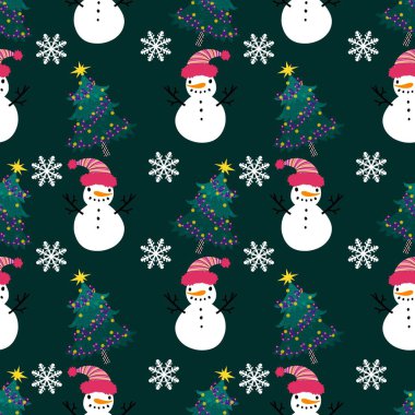 Kardan adam desenli Noel kardan adam desenli ambalajlar, kumaşlar, çarşaflar, çocuk giysileri baskısı, parti aksesuarları ve yeni yıl paketleri. Yüksek kaliteli illüstrasyon