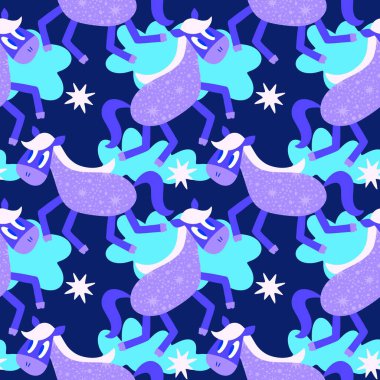 2026 yılının yılbaşı hayvanlarının paketleri ve parti aksesuarları ve çocuk kıyafetleri ve moda tekstili için kusursuz Noel atları modelleri.