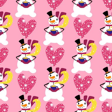 Kardan adam desenli Noel kardan adam desenli ambalajlar, kumaşlar, çarşaflar, çocuk giysileri baskısı, parti aksesuarları ve yeni yıl paketleri. Yüksek kaliteli illüstrasyon