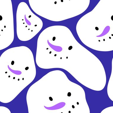 Kardan adam desenli Noel kardan adam desenli ambalajlar, kumaşlar, çarşaflar, çocuk giysileri baskısı, parti aksesuarları ve yeni yıl paketleri. Yüksek kaliteli illüstrasyon