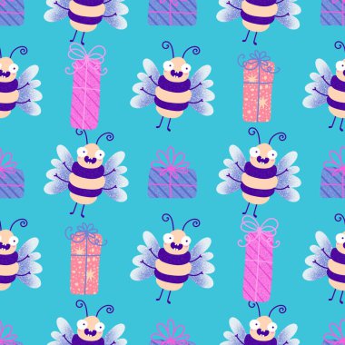 Doğum günü partisinde kağıt, kumaş, çarşaf ve çocuk giysileri baskısı ve yıldönümü aksesuarları için kusursuz arılar kullanılıyor. Yüksek kalite fotoğraf