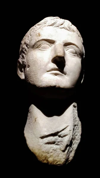 Istanbul Archaeological Museum Bust Emperor Augustus — 图库照片