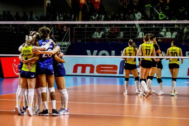 31-Mart-2022 İstanbul - Türkiye: CEV Şampiyonlar Ligi Volesi 2022