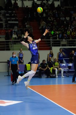 31-Mart-2022 İstanbul - Türkiye: CEV Şampiyonlar Ligi Volesi 2022