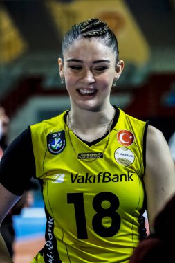 31-Mart-2022 İstanbul - Türkiye: CEV Şampiyonlar Ligi Volesi 2022