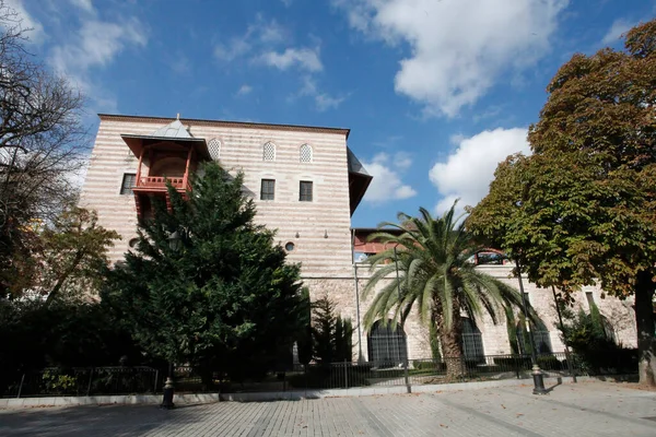 Ibrahim Pasha Palace Μουσείο Τουρκικών Και Ισλαμικών Τεχνών Στην Πλατεία — Φωτογραφία Αρχείου
