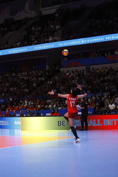 June 2022 Ankara Turkey Volleyball Nations League 2022 Thailand Team — 스톡 사진