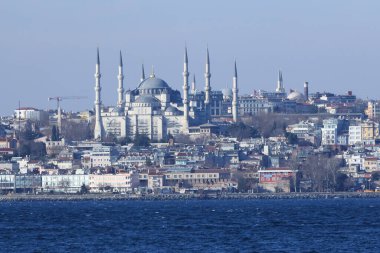 09-01-2023 Istanbul-Turkey: View of Sultanahmet from Kadikoy