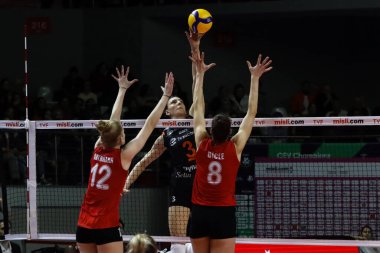 21-01-2023 Istanbul-Turkey: Volleyball Sultans League, THY-Eczacibasi