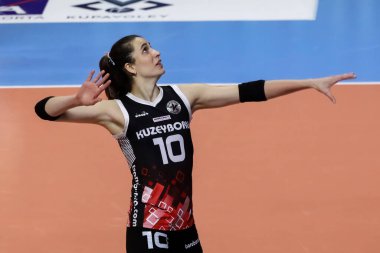 08-03-2023 İstanbul-Türkiye: THY, Burhan Felek Spor Salonu 'nda Kuzeyboru Türkiye Sultanlar Ligi maçına karşı