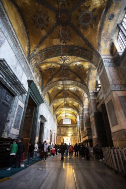13-12-2023 İstanbul-Türkiye: Sultanahmet Meydanı 'ndaki Ayasofya Camii