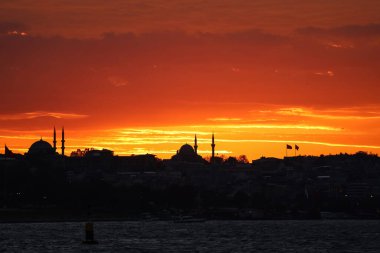 İstanbul 'un Eşsiz Güzelliğinde Akşam Güneşi