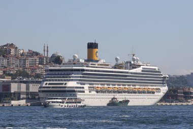 09-06-2024 İstanbul-Türkiye: Costa Fortuna Cruise Istanbul Galataport 'ta