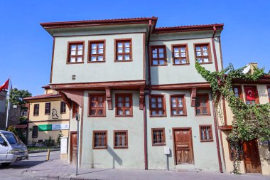 22-Eylul-2024 Eskisehir-Türkiye: Osmanlı Mimarisi ile Odunpazar Eskisehir 'deki Tarihi Cami