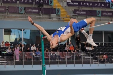 10-02-2024 İstanbul-Türkiye: Avrupa Salonda Atletizm Balkan Şampiyonası