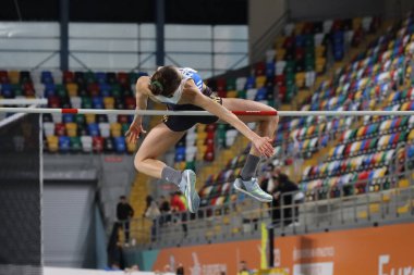 10-02-2024 İstanbul-Türkiye: Avrupa Salonda Atletizm Balkan Şampiyonası
