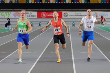 10-02-2024 İstanbul-Türkiye: Avrupa Salonda Atletizm Balkan Şampiyonası