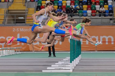 10-02-2024 İstanbul-Türkiye: Avrupa Salonda Atletizm Balkan Şampiyonası