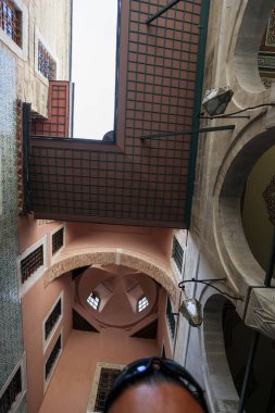 17-04-2025 İstanbul-Türkiye: Topkapı Sarayı 'ndaki Harem Bölümü' nün İç Avlusu