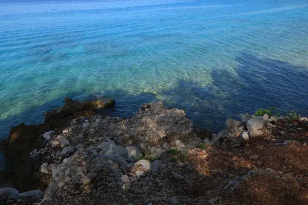 Kristallvatten Adriatiska Havet Makarskas Riviera Kroatien — Stockfoto