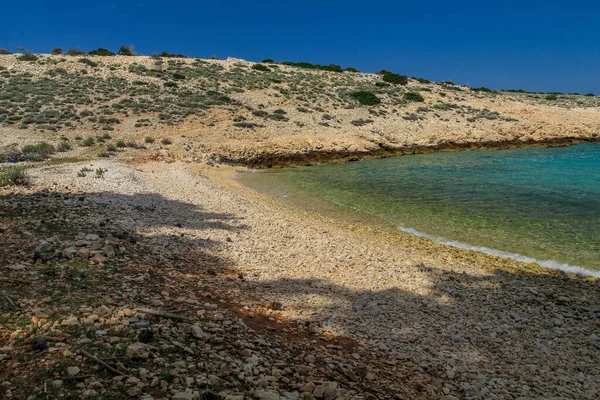 Пляж Святого Николая Острове Раб Кроати — стоковое фото