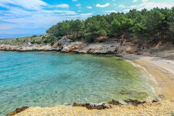 Plaża Mikołaja Wyspie Rab Croati — Zdjęcie stockowe