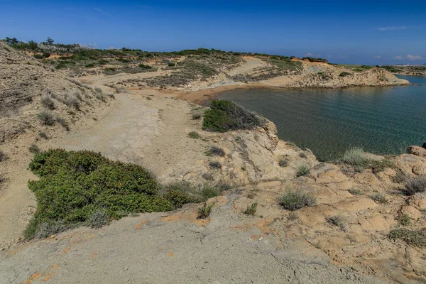 Una Playa Inaccesible Sin Gente Isla Rab Croacia —  Fotos de Stock