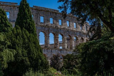 Pula turizmindeki amfiteatr Hırvatistan 'da gladyatör arenasına akın etti