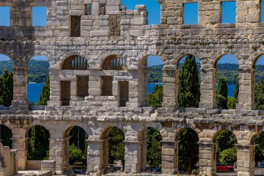 Pula turizmindeki amfiteatr Hırvatistan 'da gladyatör arenasına akın etti