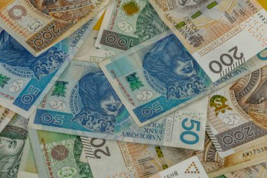 Polonya 'daki vergilere saçılmış banknotlar tasarruf giderleri