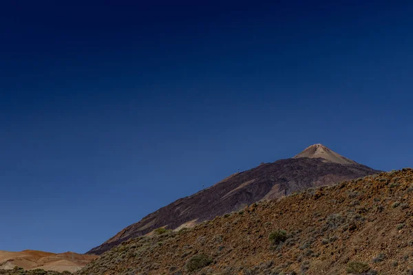 Bellissimo Paesaggio Del Famoso Vulcano Montagna Pico Del Teide Nel — Foto Stock