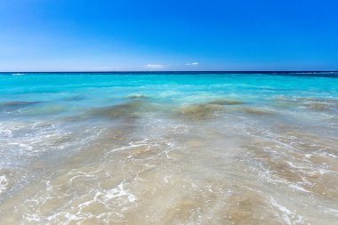 Costa Adeje Sandy, Duque Fanabe İspanya Kanarya Adaları Tenerife 'de sahile çıktı