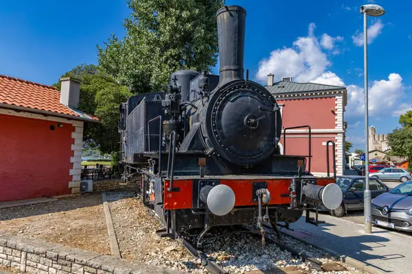 Eski tren, kömür lokomotifi, tarihi buhar lokomotifi