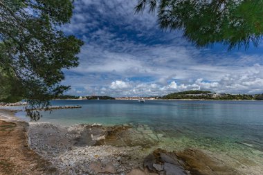 Adriyatik Denizi 'nde dinlenme, Mayıs haftasonu Hırvatistan' da, İstriya Yarımadası 'nda Rovinj' i ziyaret etme