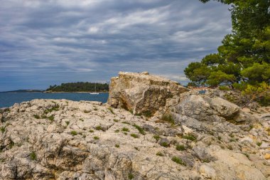 Adriyatik Denizi 'nde dinlenme, Mayıs haftasonu Hırvatistan' da, İstriya Yarımadası 'nda Rovinj' i ziyaret etme