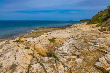 Adriyatik Denizi 'nde dinlenme, Mayıs haftasonu Hırvatistan' da, İstriya Yarımadası 'nda Rovinj' i ziyaret etme